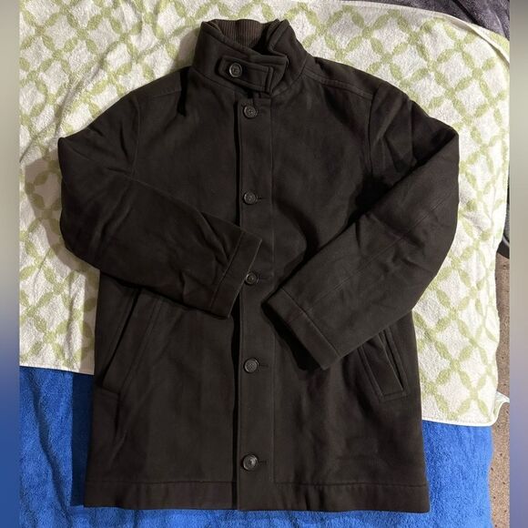 BOSS Men's Cashmere WOOL Regular Fit Coat Sz.38 - Picture 6 of 16